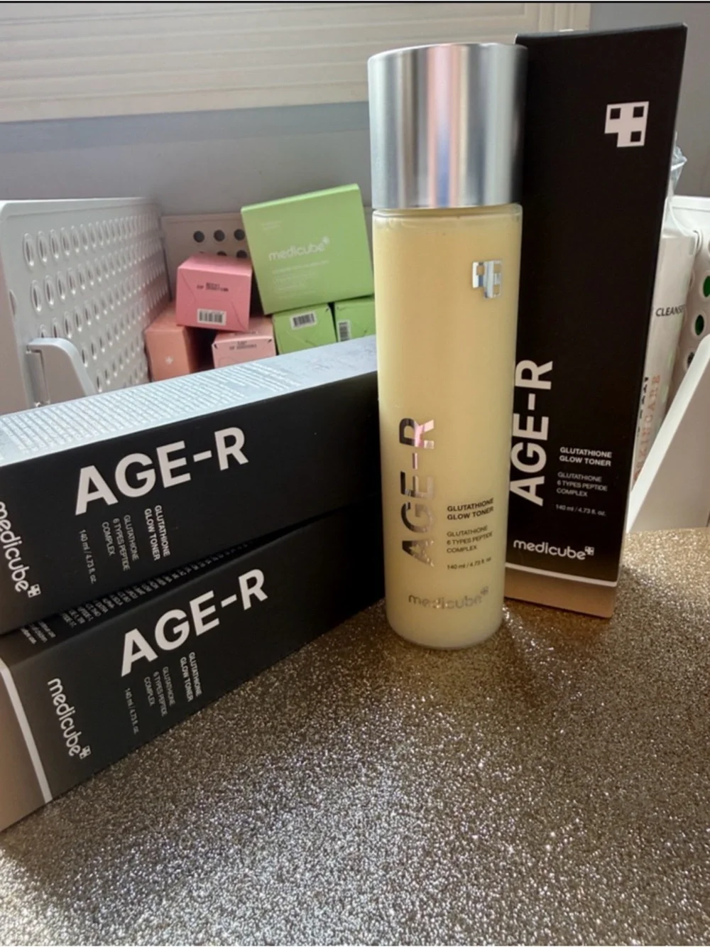 NIB 4.73oz Medicube AGE-R Glutathione Glow Toner